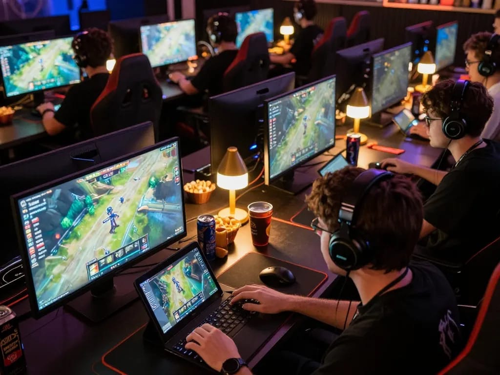 prisonersofthecrown players engaged in exciting online tournament, showcasing dynamic gaming with competitive energy