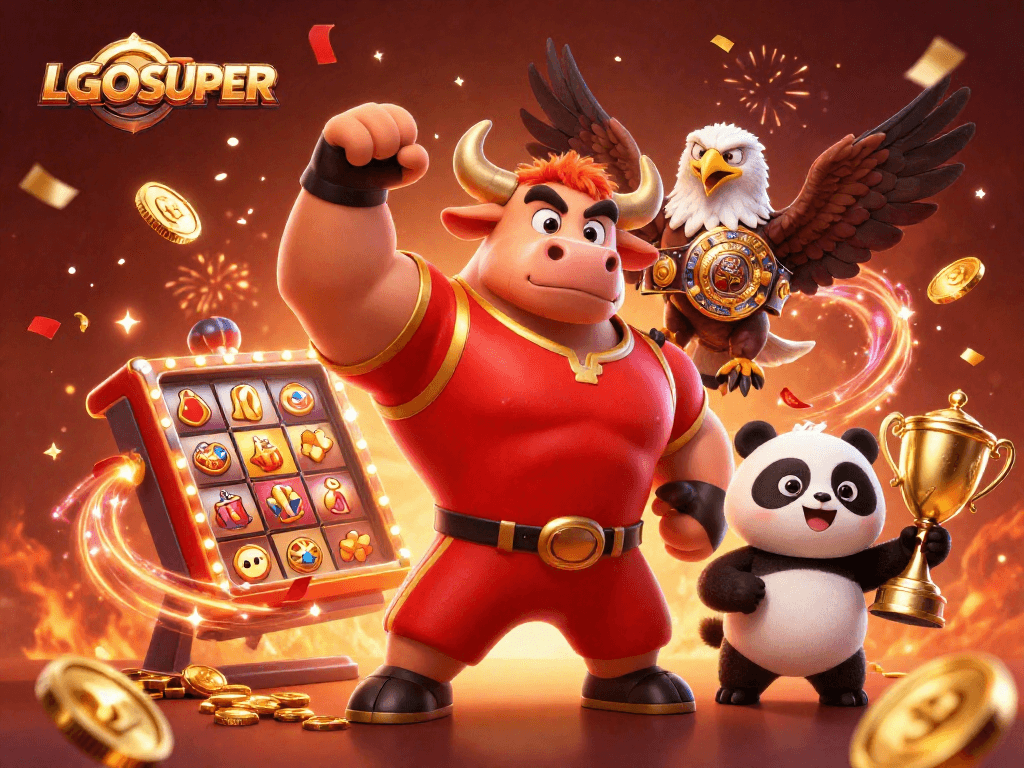 Engage with LGOSUPER's vibrant slot gaming world featuring dynamic characters and rich game elements.