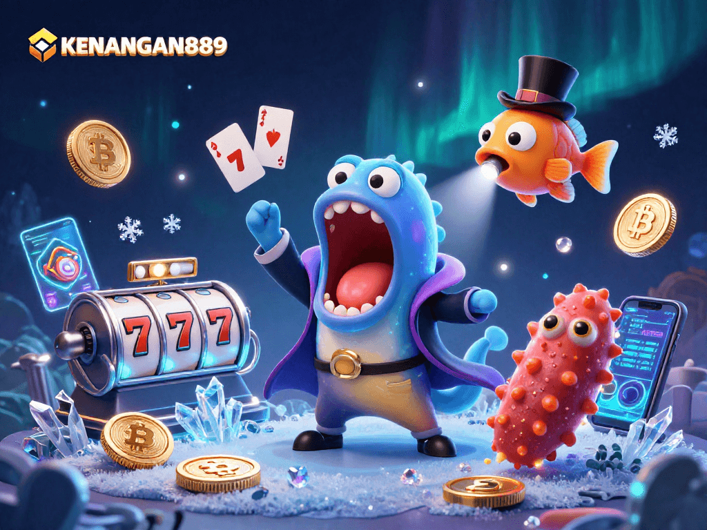 Engage in casino excitement with KENANGAN889 featuring an enchanting underwater magic act.
