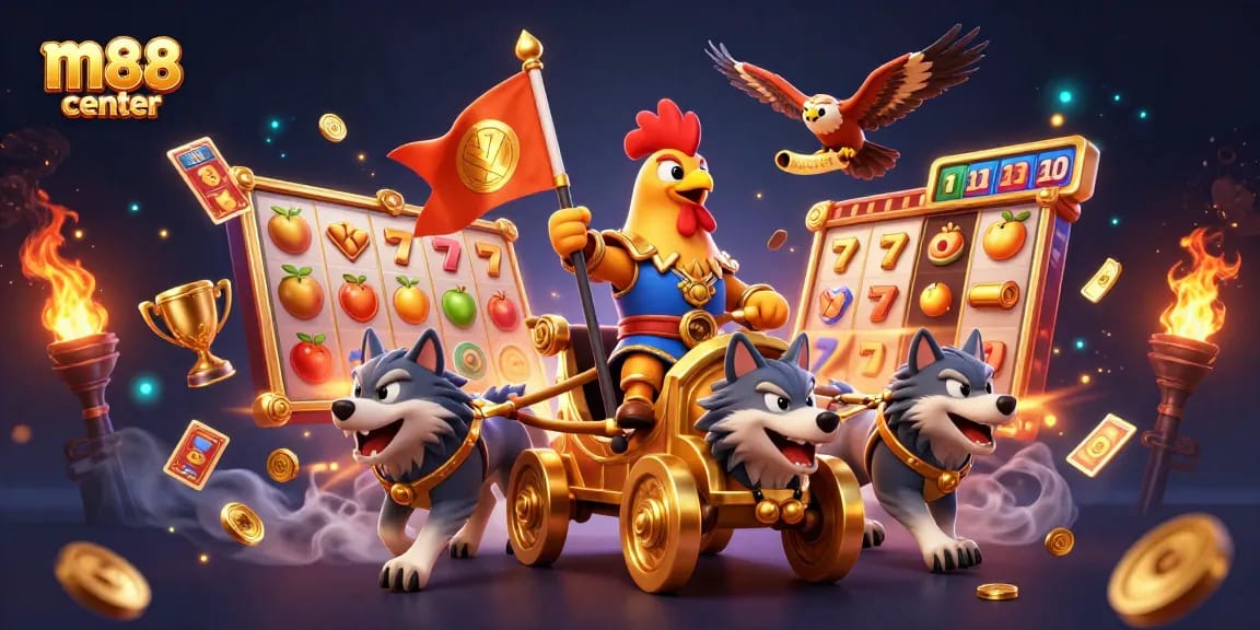 Experience thrilling slot adventures at m88 center with vibrant characters and engaging game elements.