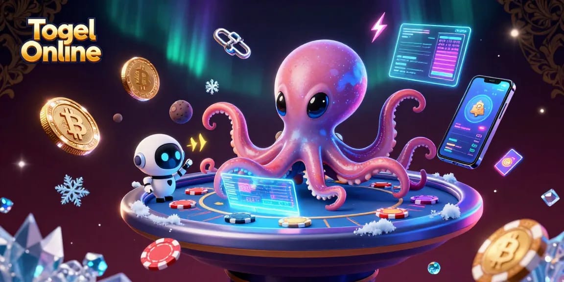 Engage in thrilling Togel Online encounters with an alien octopus, exciting poker, and cosmic betting!