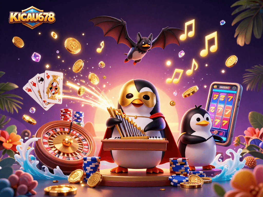 KICAU678 invites you to experience thrilling casino excitement with vibrant animations and dazzling elements.