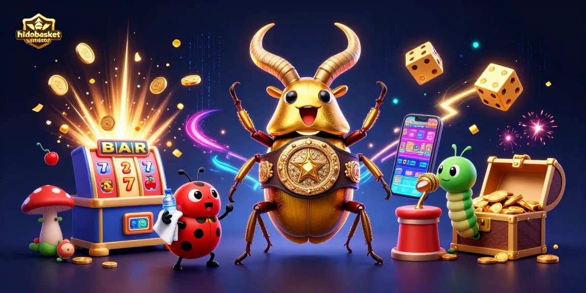 Experience winning moments with hidobasketgoztepe as vibrant characters and a bustling casino come to life.