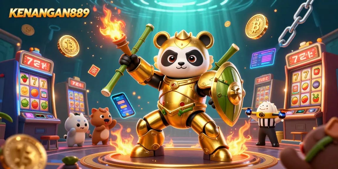 Spin the reels at KENANGAN889 with captivating slot games and glowing crypto coins.