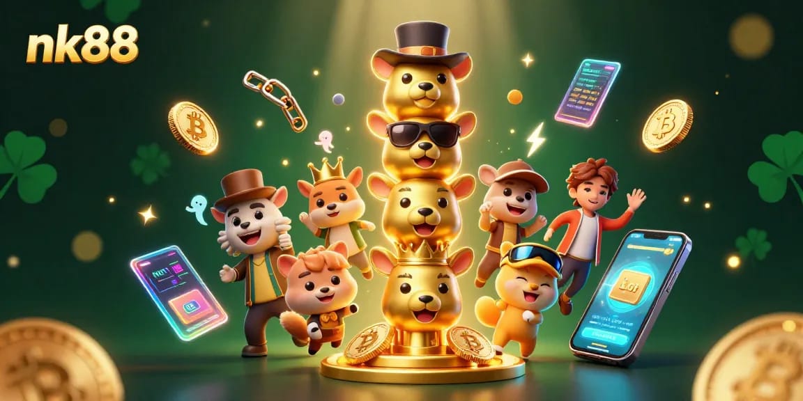 Engage with nk88's thrilling online gambling experiences featuring dynamic gaming elements and vibrant designs.