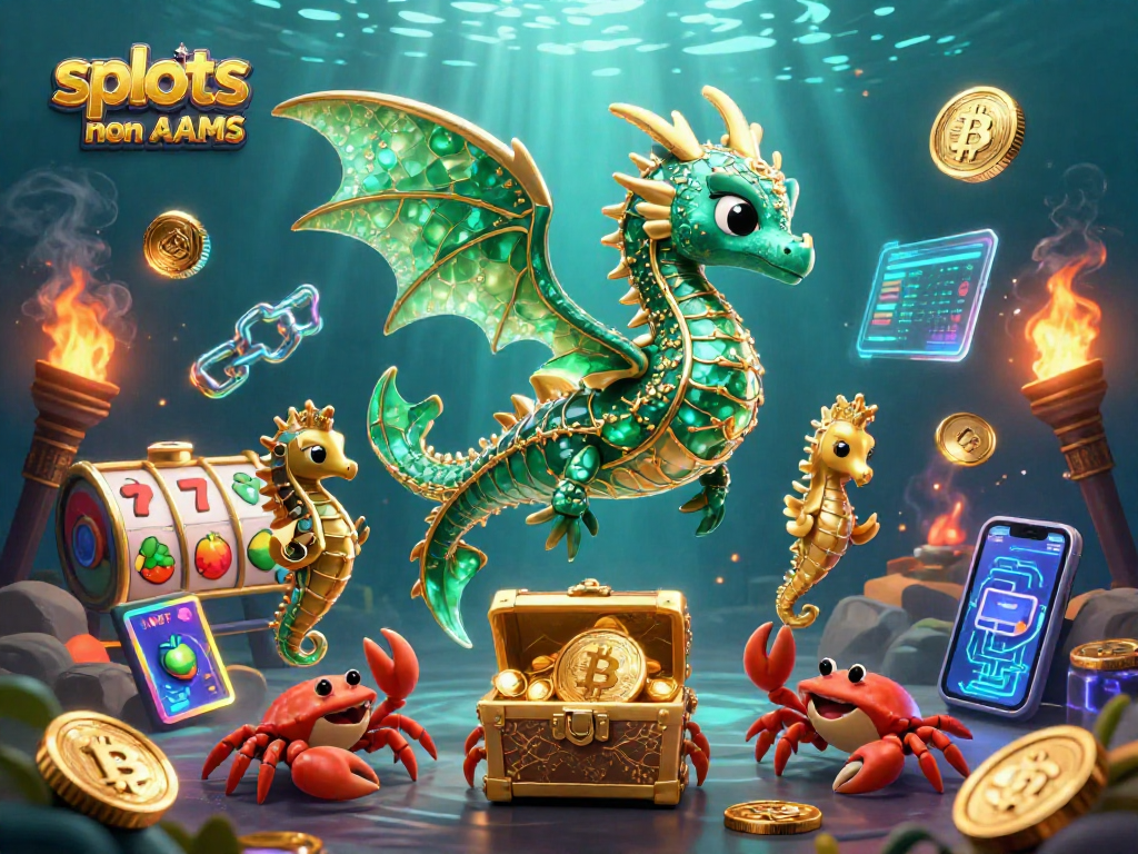 Gioca ai fantastici slots non AAMS con simboli di frutta e jackpot scintillanti in questa illustrazione 3D.