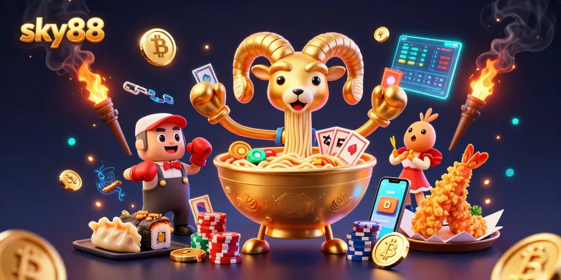 Engage in thrilling gameplay with sky88 featuring dynamic 3D characters and crypto elements.