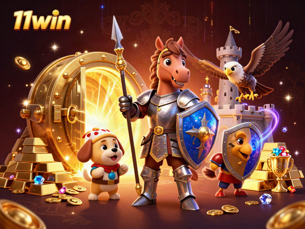Engage with exciting 11win casino adventures featuring knights, treasures, and vibrant gameplay.