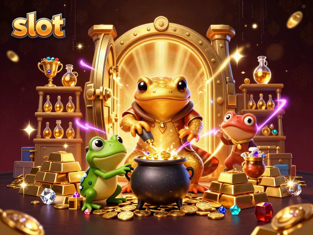 Enhance your slot experience with dynamic visuals of gold, gems, and winning potential.
