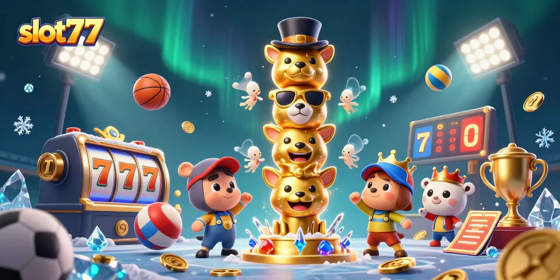 Experience the excitement of slot777 with dynamic golden totem and vibrant game elements.