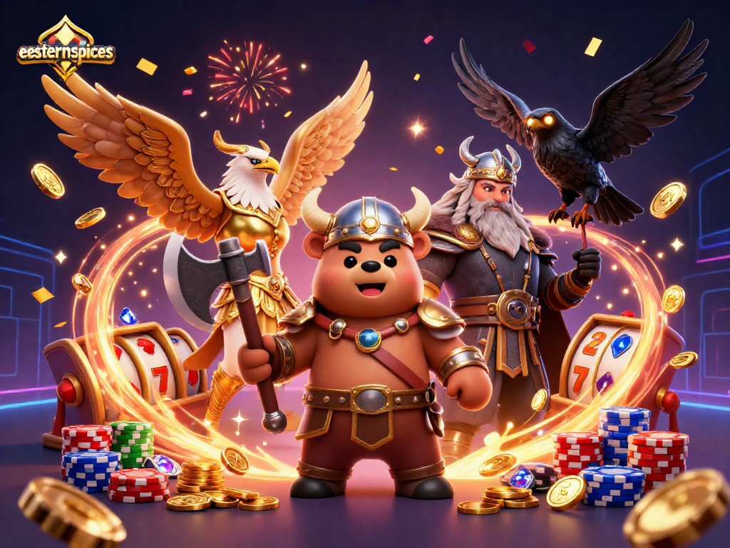Celebrate big wins at easternspices with vivid colors, dynamic slot reels, and engaging casino characters.