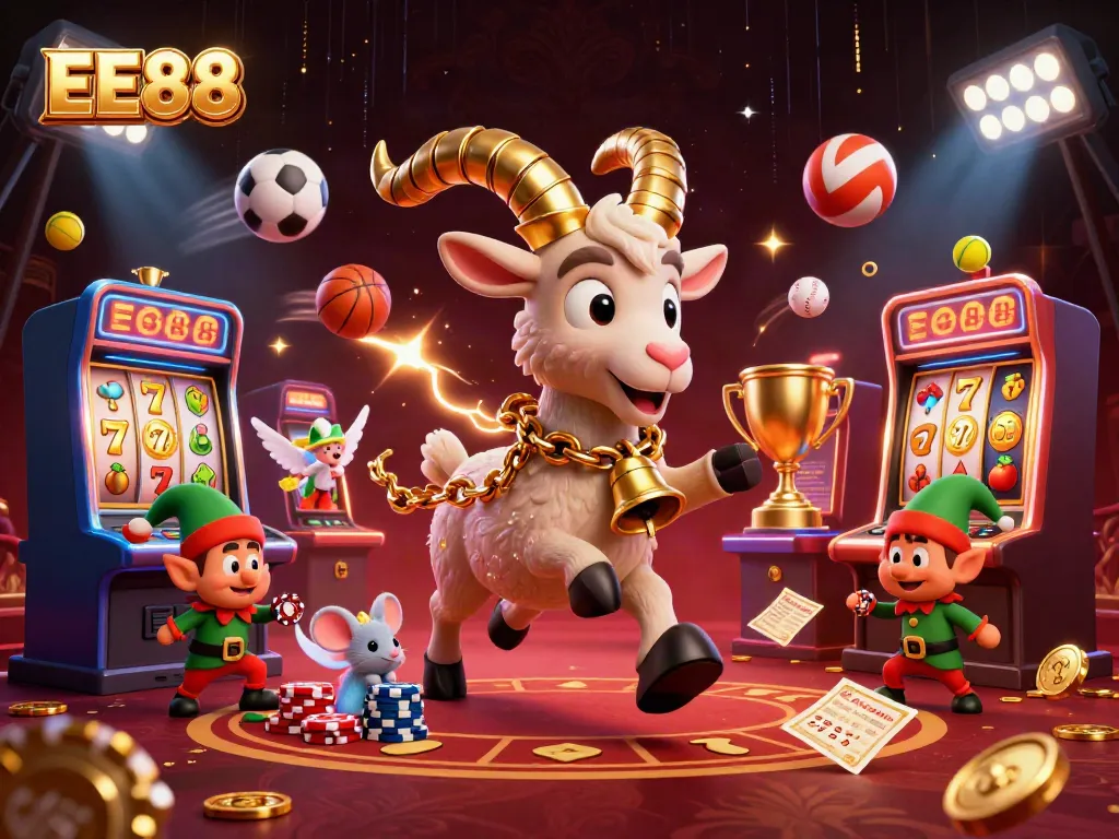 EE88 Casino: Engage in vibrant and festive gaming with Krampus and whimsical characters.