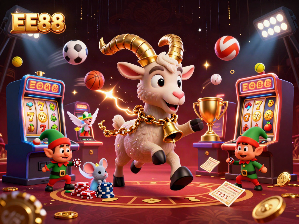 EE88 Casino: Engage in vibrant and festive gaming with Krampus and whimsical characters.