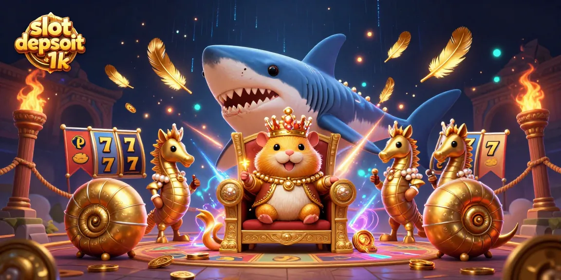 Engage with thrilling slot depsoit 1k adventures featuring a hamster king and magical elements.