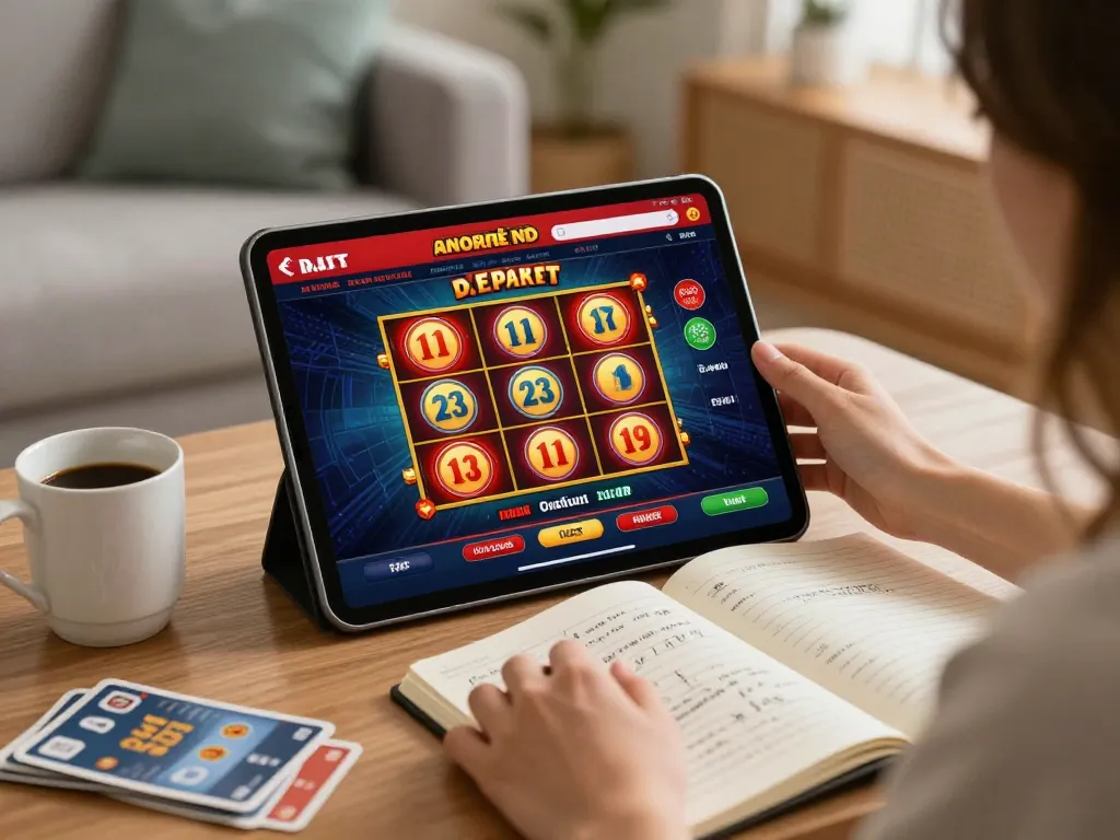 Engage in thrilling gameplay on organiclifetree's platform, showing an online casino slot game in action.