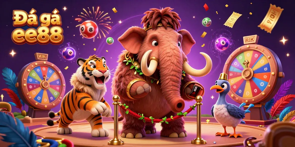 Experience thrilling cockfighting excitement in Đá gà ee88 at a vibrant gambling scene featuring dynamic characters and action.