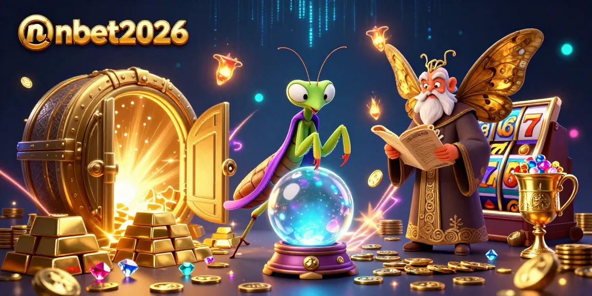 Engage with the enchanting scene of nbet2026, featuring a fortune teller and treasure elements.