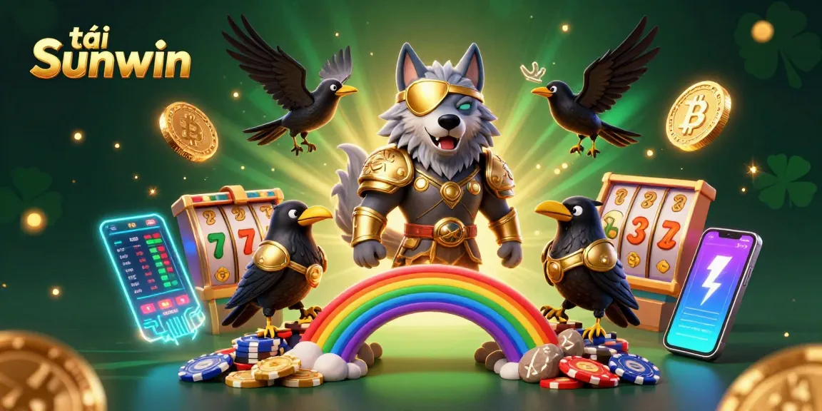 Engage in exciting gameplay with tải Sunwin, featuring a rich Norse mythology scene and vibrant casino elements.