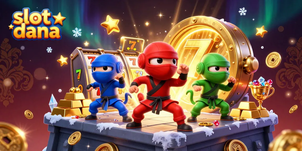 Experience thrilling wins with slot dana as ninja chameleons unveil jackpot treasures in a vibrant casino scene.