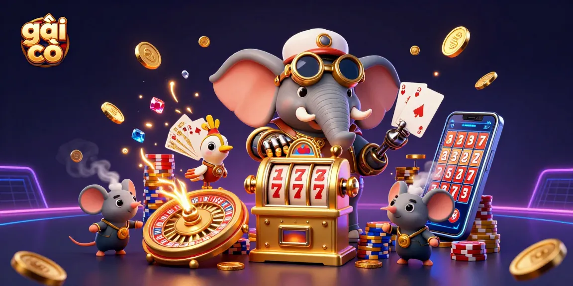 Experience thrilling gameplay at the slots with gái gọi as you enjoy bright golden coins and colorful poker chips.