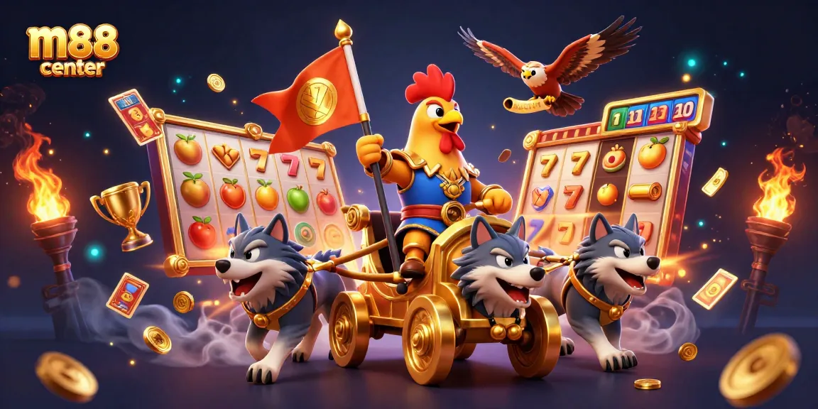 Experience thrilling slot adventures at m88 center with vibrant characters and engaging game elements.