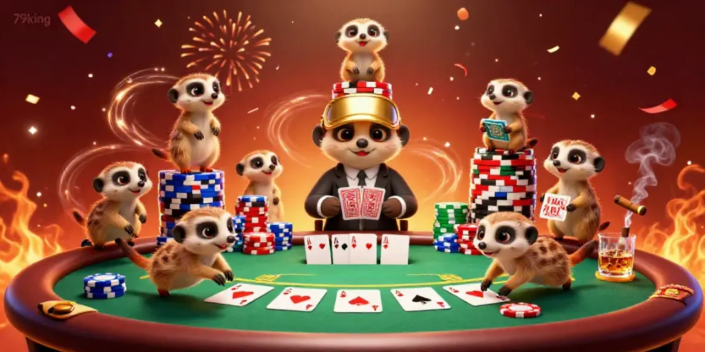 Experience epic gameplay at 79king with meerkats running the ultimate casino