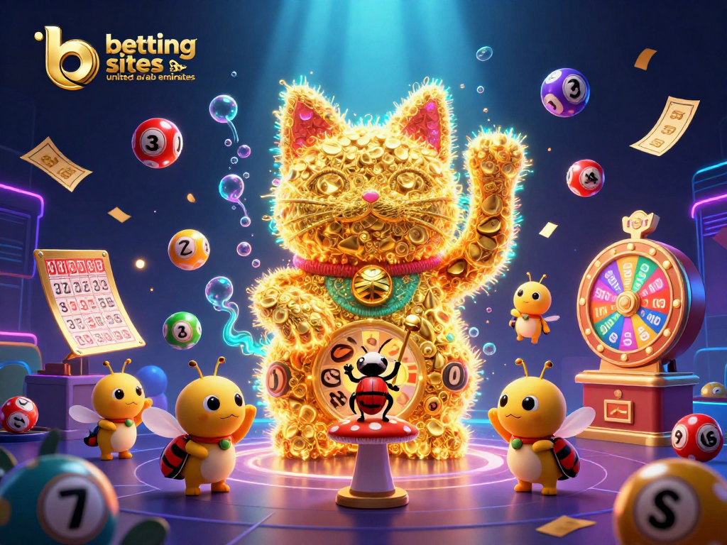Experience thrilling betting sites united arab emirates with vibrant casino symbols and dynamic gaming elements.