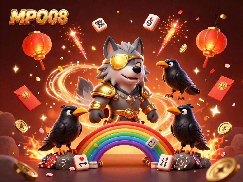Engage with MPO08's exciting online gaming experience featuring Norse characters and festive elements.