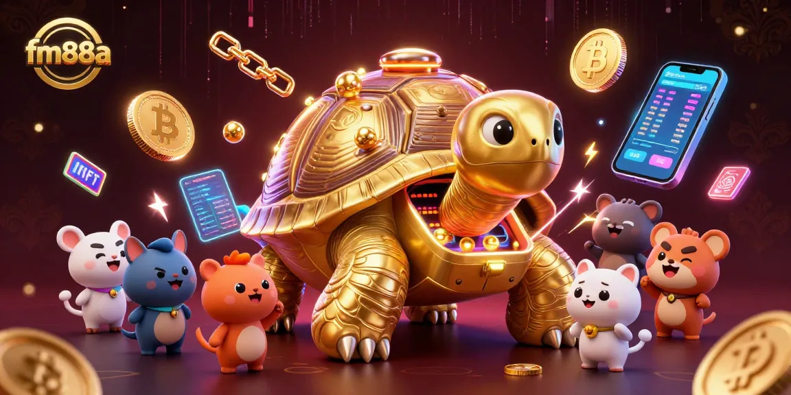 Engage in thrilling gameplay at fm88a with the colossal tortoise and crypto elements.