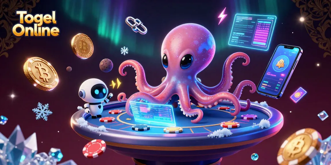 Engage in thrilling Togel Online encounters with an alien octopus, exciting poker, and cosmic betting!