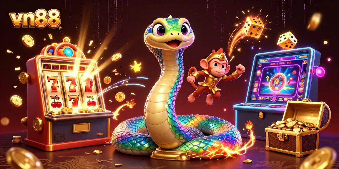 Experience the excitement of vn88 with vibrant 3D casino elements and dynamic game visuals.