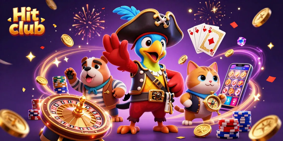 Join the Hit club for an exciting casino adventure with pirates, coins, and cards!