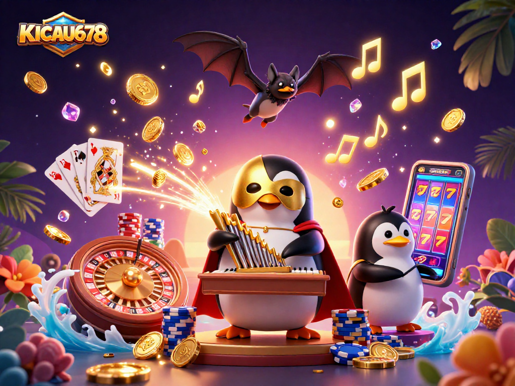 KICAU678 invites you to experience thrilling casino excitement with vibrant animations and dazzling elements.