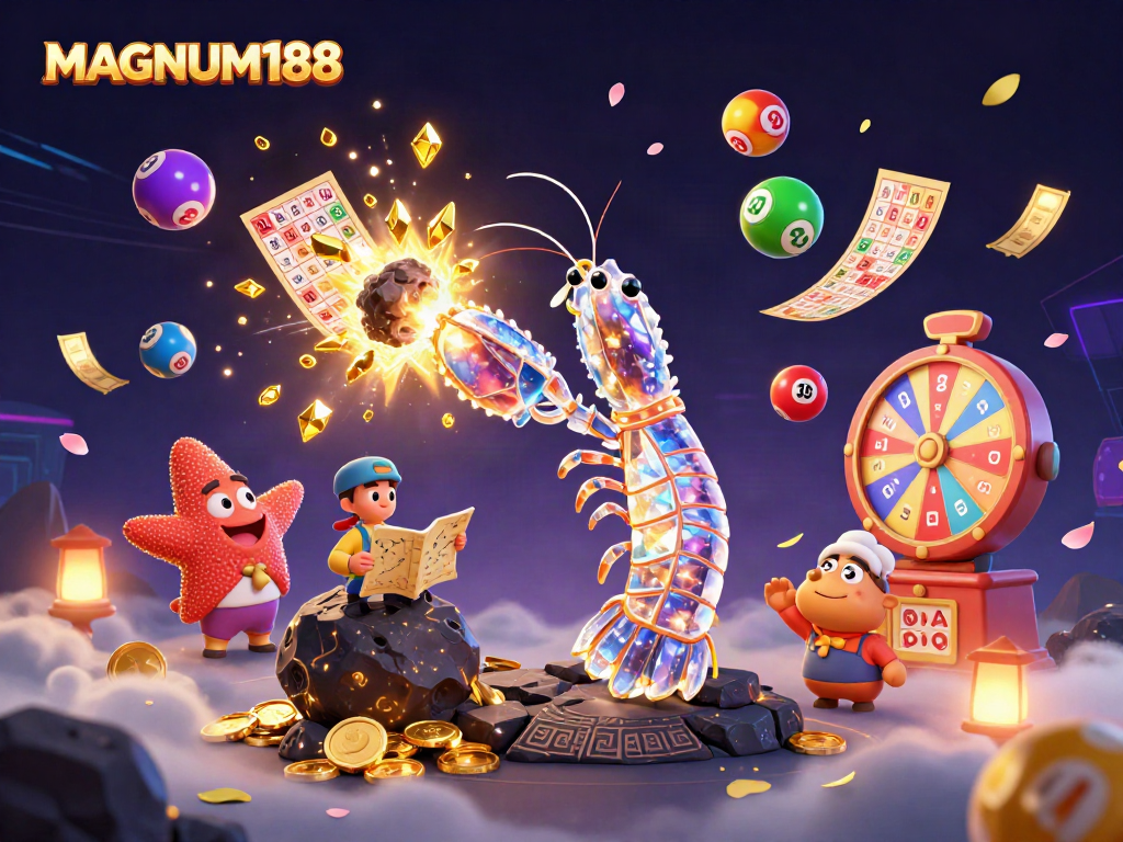 Experience thrilling gameplay with MAGNUM188, featuring dynamic lottery elements and vibrant energy.