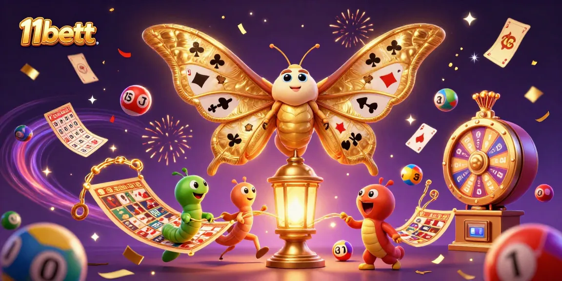 Play exciting games at 11bett featuring vibrant 3D casino elements and a lively atmosphere.