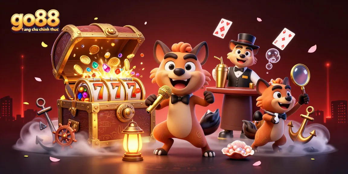 Experience thrilling moments at go88 trang chu chinh thuc with lively casino scenes and engaging characters.