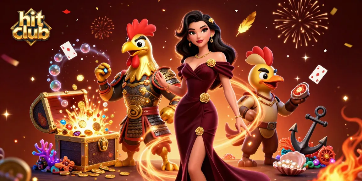 Experience the thrill of the hit club with engaging 3D illustration showcasing dynamic casino elements.