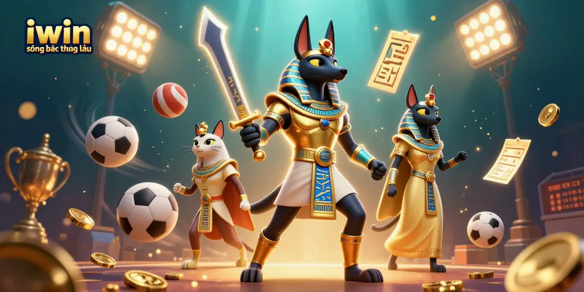 Experience gaming excitement at iwin sòng bạc thượng lưu with dynamic sports elements and ancient warrior characters.