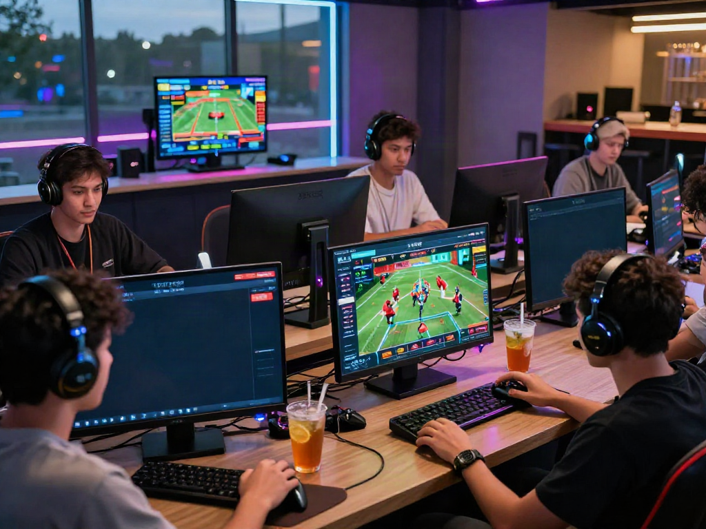 Engaged players enjoying SV88 online gaming with sports betting, live casino, and cockfighting.