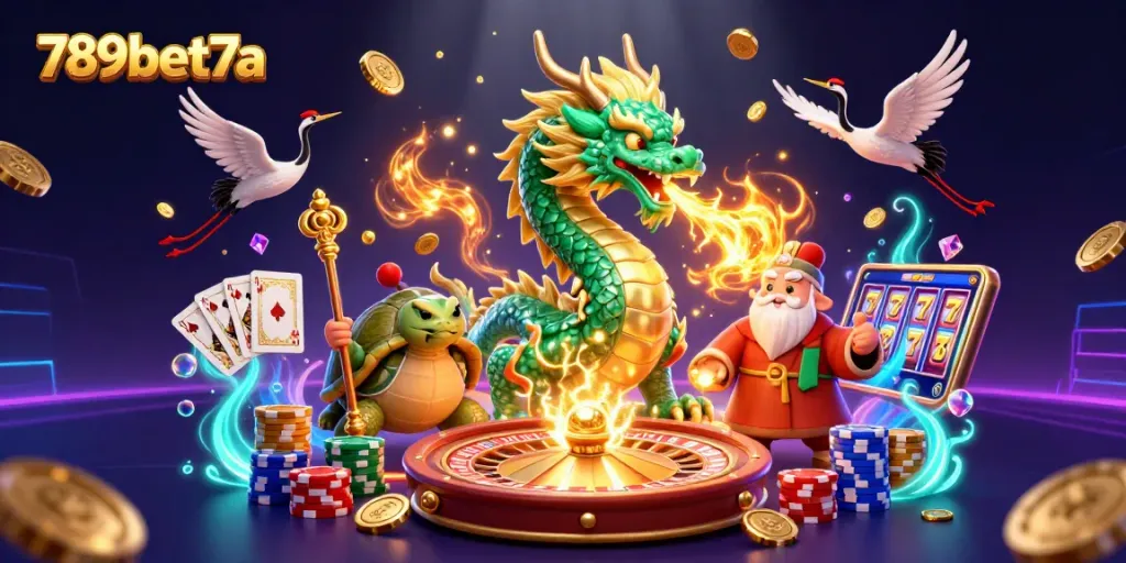 Engage in thrilling gameplay with the 789bet7a online casino, featuring dynamic elements and vibrant scenes.