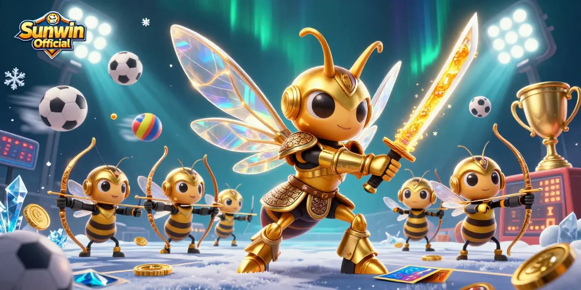 Engage in thrilling gameplay with Sunwin Official, showcasing vibrant characters and sports elements.