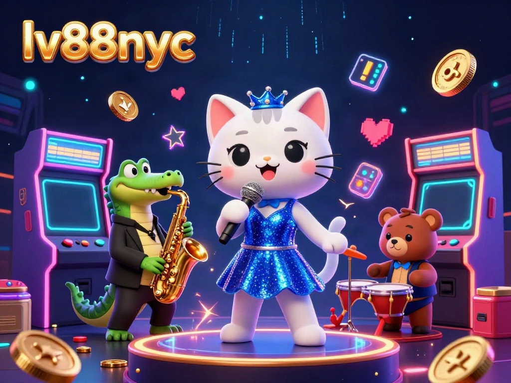 Enjoy thrilling gaming with lv88nyc's vibrant casino scene featuring lively characters and exciting elements.