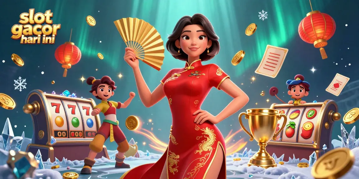 Terlibat dengan slot gacor hari ini melalui ilustrasi kasino yang hidup yang menampilkan elemen permainan yang dinamis.