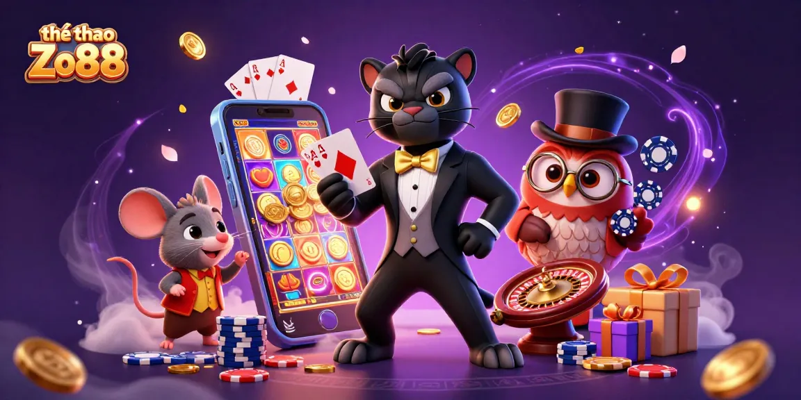 Engage with thể thao Zo88, a unique casino adventure featuring stylish characters and dynamic gaming elements.