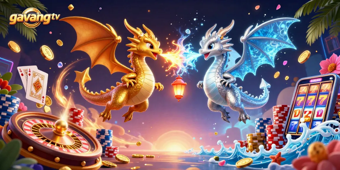 Experience thrilling wins with gavang tv's gaming dragons amidst a rich casino adventure.
