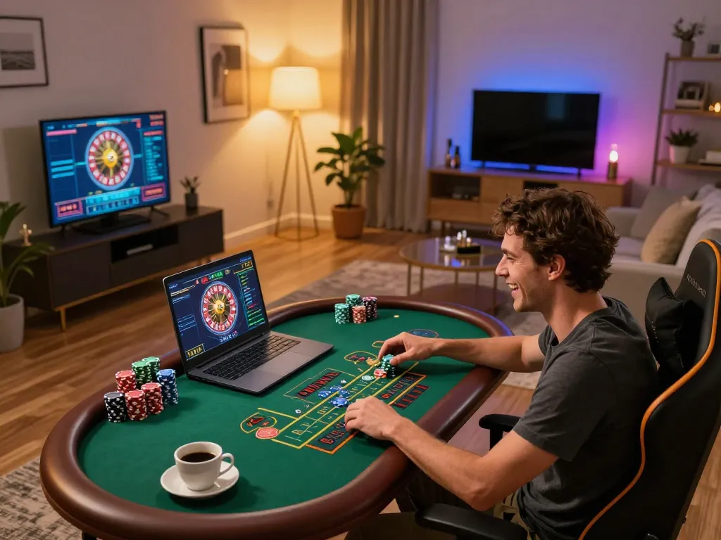 Player engaging with live dealer game and chips during greenpeaceetplawsuit promotional event