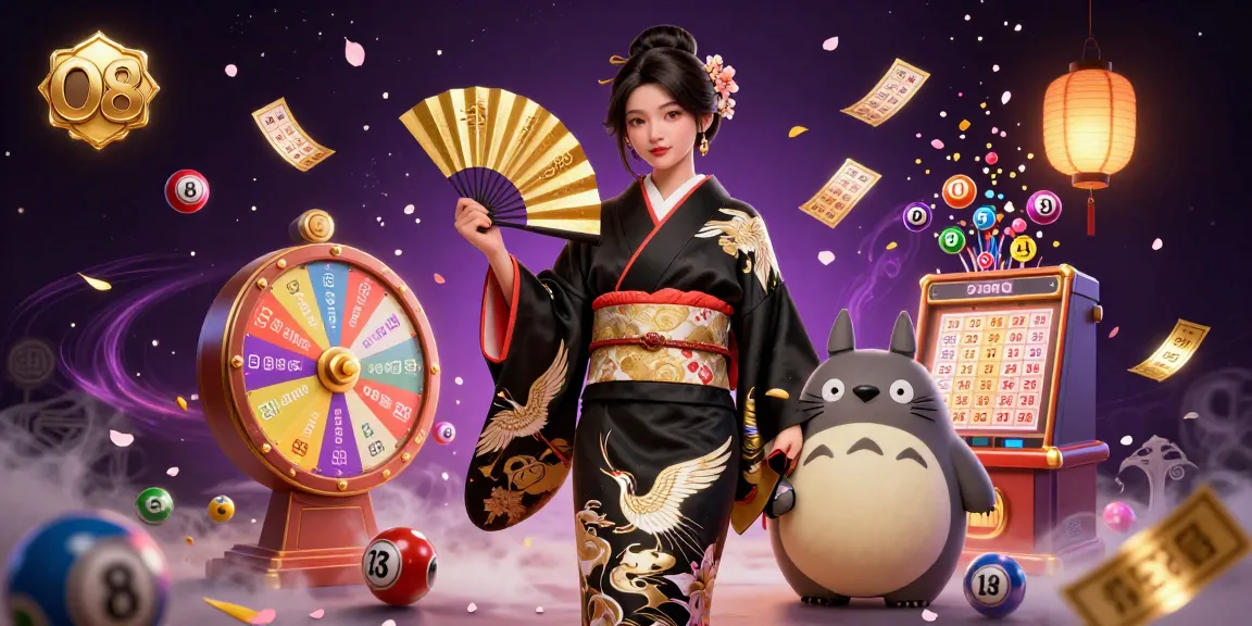 Engage with O8 and win exciting prizes in a colorful digital lottery scene.