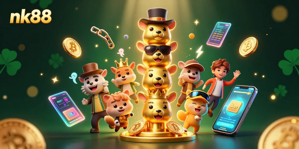 Engage with nk88's thrilling online gambling experiences featuring dynamic gaming elements and vibrant designs.