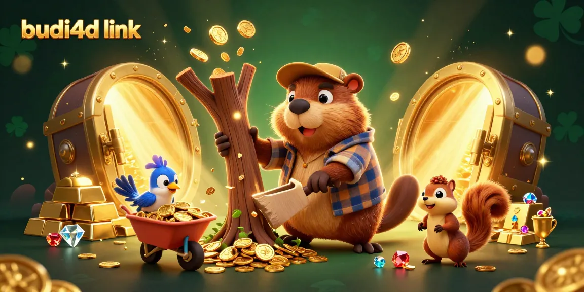 Engage with the exciting world of budi4d link by joining cartoon characters in a treasure-filled scene.