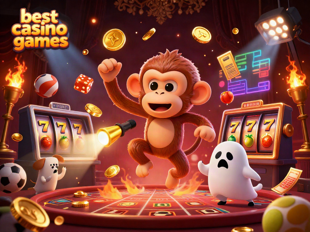 Experience the excitement of the best casino games with a playful ghost and haunted atmosphere.